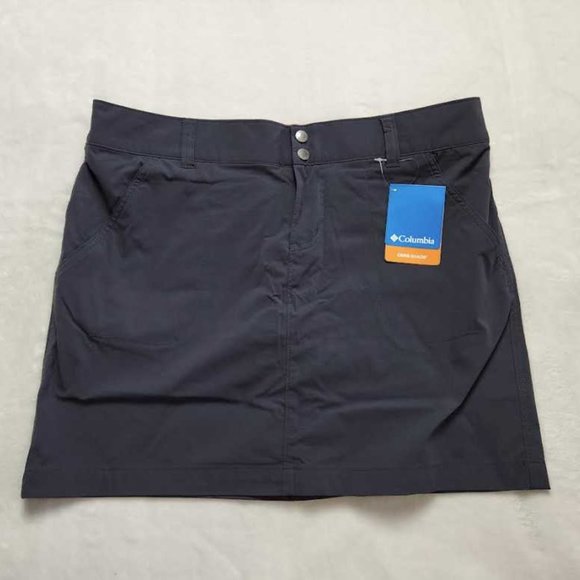 Columbia Pants - New women's 14 Columbia Saturday Trail hiking Skort shorts in India Ink blue